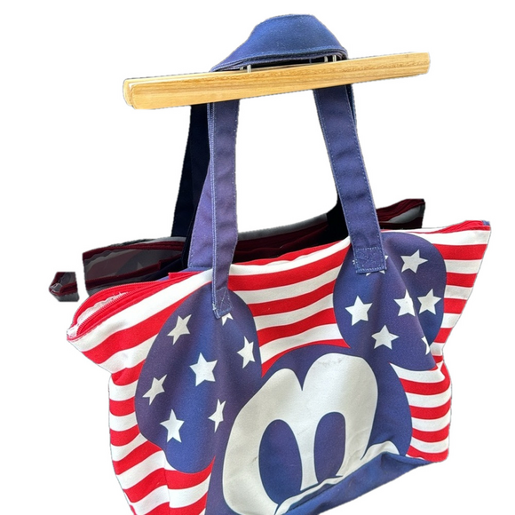 Disney - Mickey Mouse Americana Tote Bag 12'' H x 18'' W - Picture 4 of 5